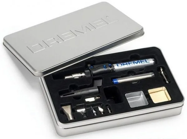 Газовый паяльник Dremel 1200°C для пайки обжига горячей резки паяльная станция с пьезоподжигом