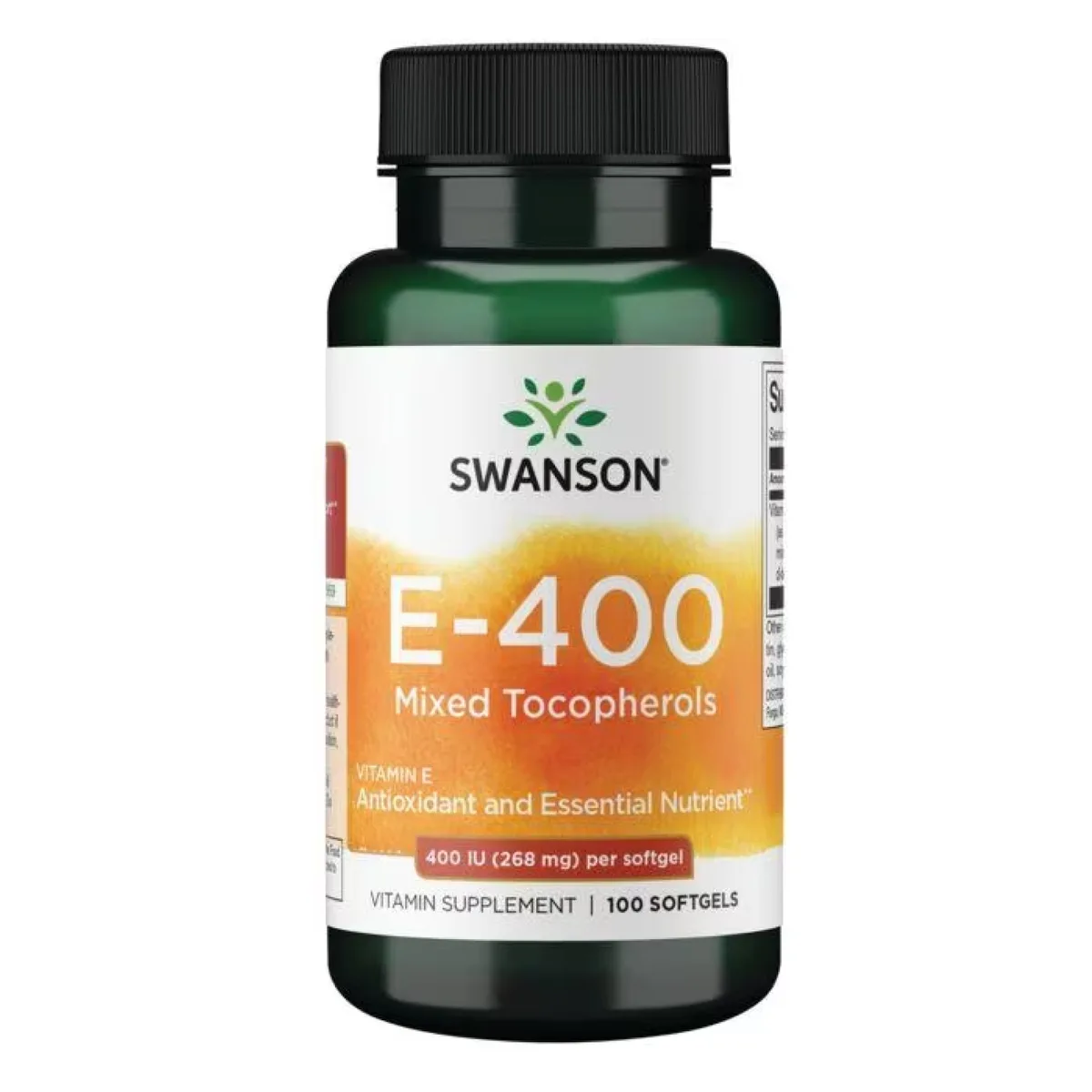 Витамин Е Mixed Tocopherols 400 IU 100 капсул Swanson желатиновые