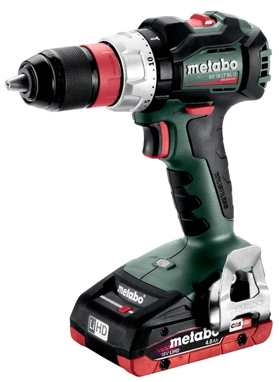 Акумуляторний дриль-шуруповерт Metabo 18 В 4 А·год безщітковий 1.8 кг 2100 об/хв