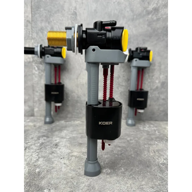 Наполнительная арматура 1/2" механическая латунь KOER KT-0107 для унитаза белая