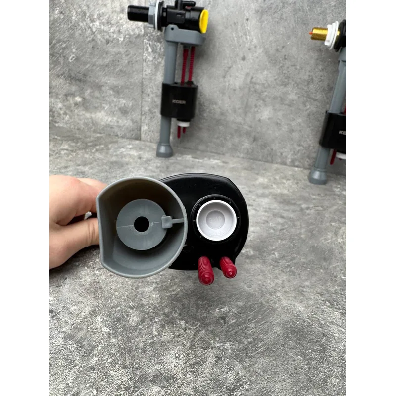 Наполнительная арматура 1/2" механическая латунь KOER KT-0107 для унитаза белая