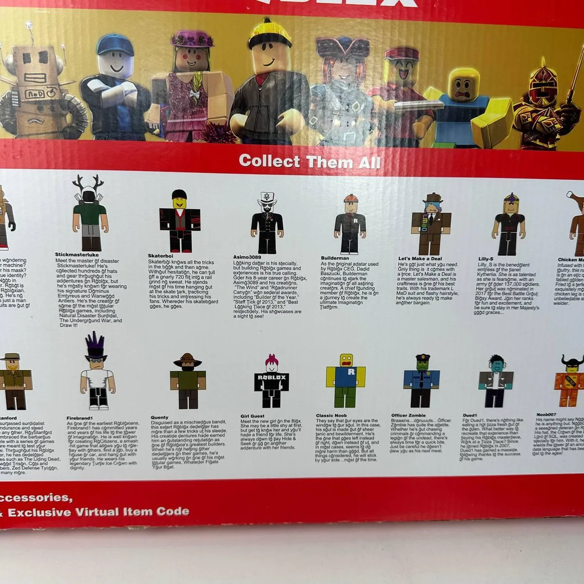 Великий набір фігурок Roblox 24 фігурки пластик 7 см різні кольори