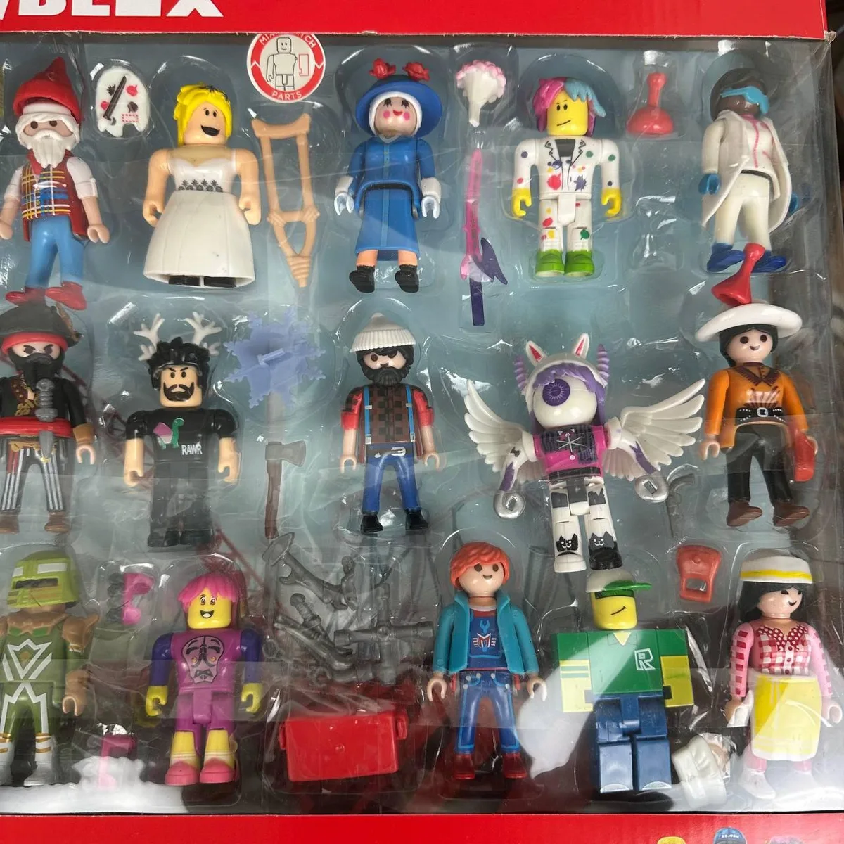Великий набір фігурок Roblox 24 фігурки пластик 7 см різні кольори