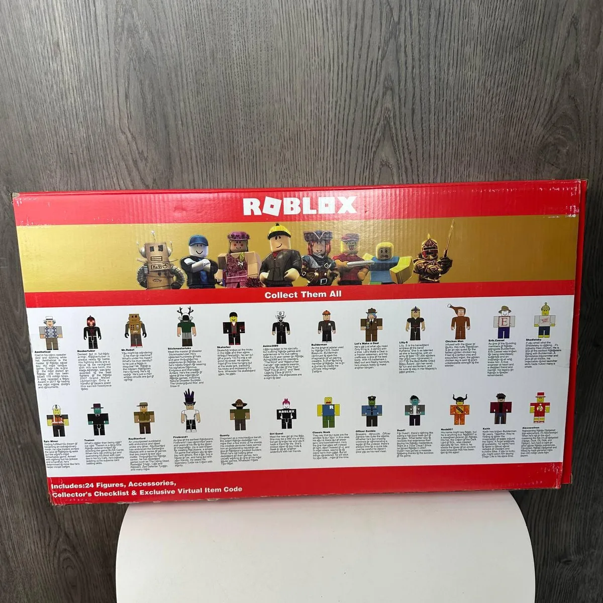 Великий набір фігурок Roblox 24 фігурки пластик 7 см різні кольори