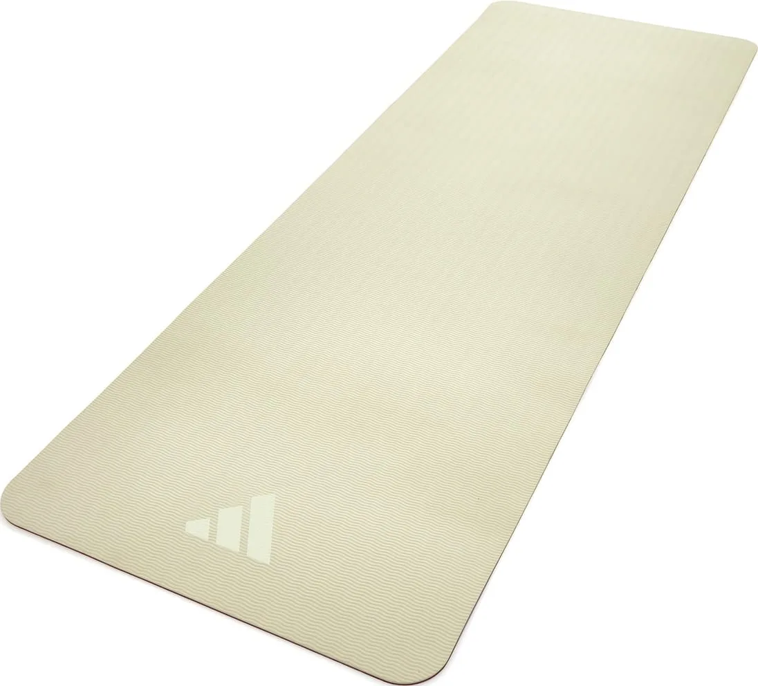 Килимок для йоги Adidas EVA 176х61 см бежевий темно-рожевий 6 мм