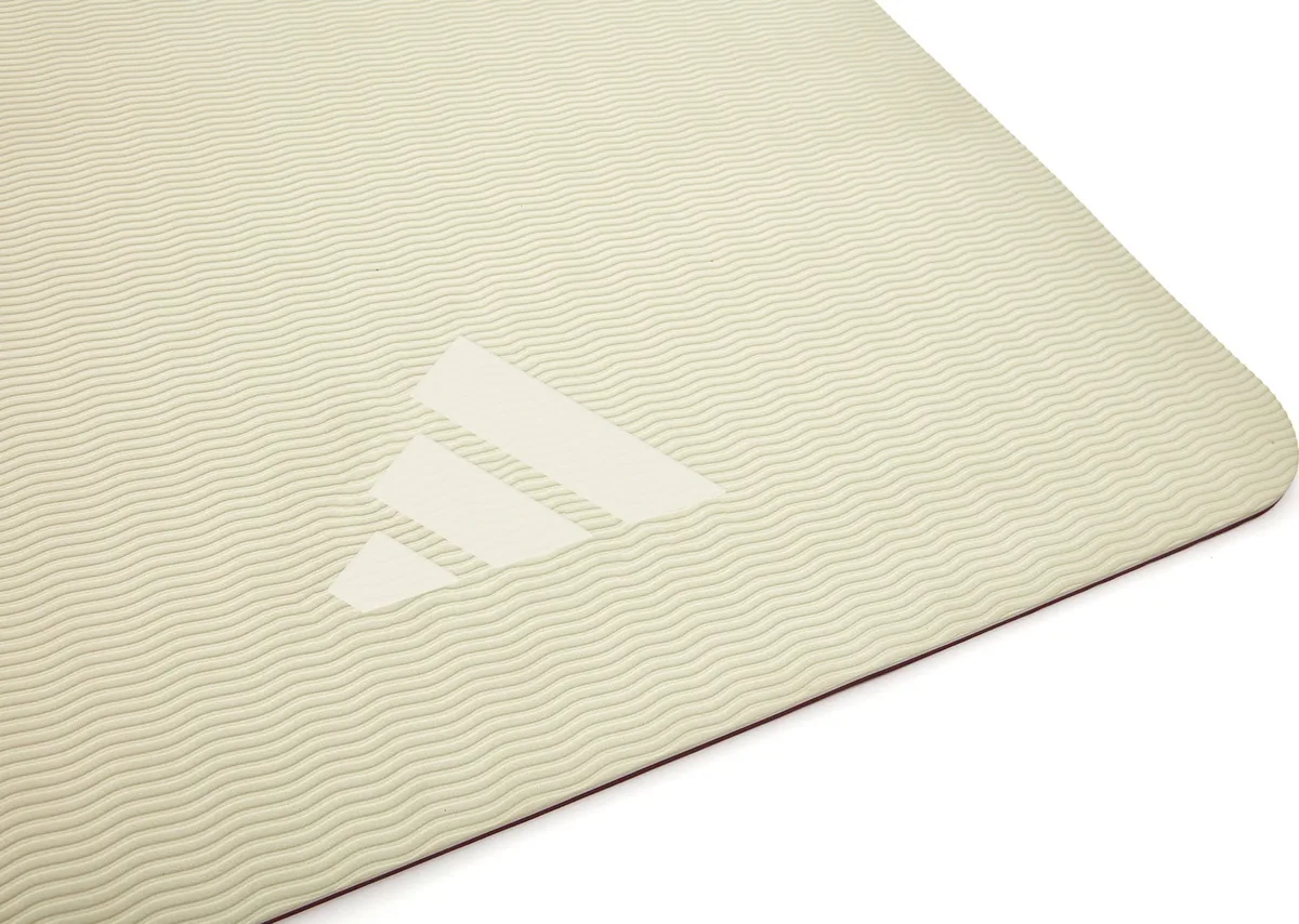 Килимок для йоги Adidas EVA 176х61 см бежевий темно-рожевий 6 мм