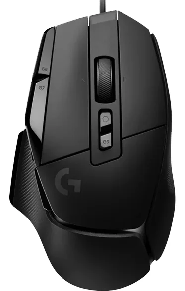 Миша Logitech дротова оптична середня 25600 dpi чорна