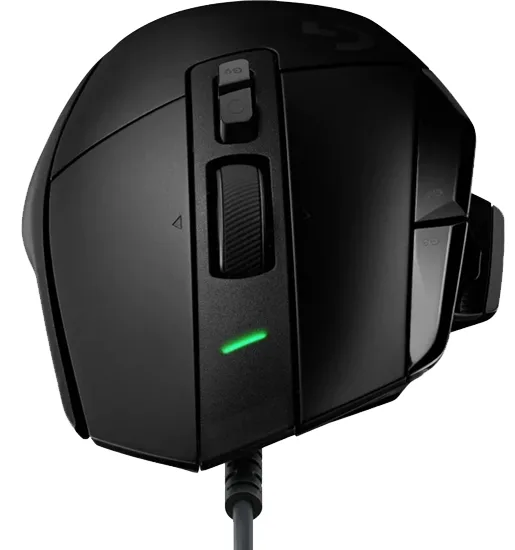 Миша Logitech дротова оптична середня 25600 dpi чорна