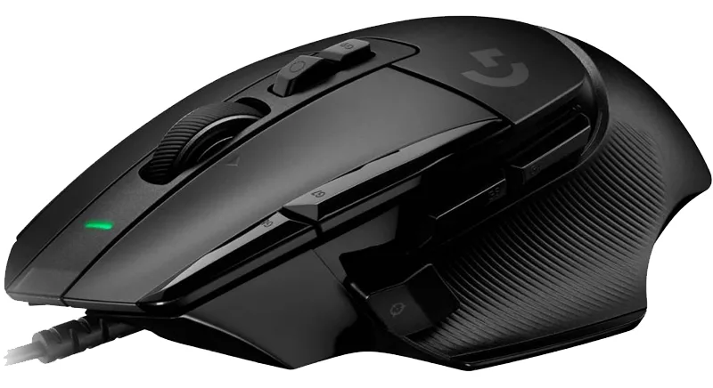 Миша Logitech дротова оптична середня 25600 dpi чорна