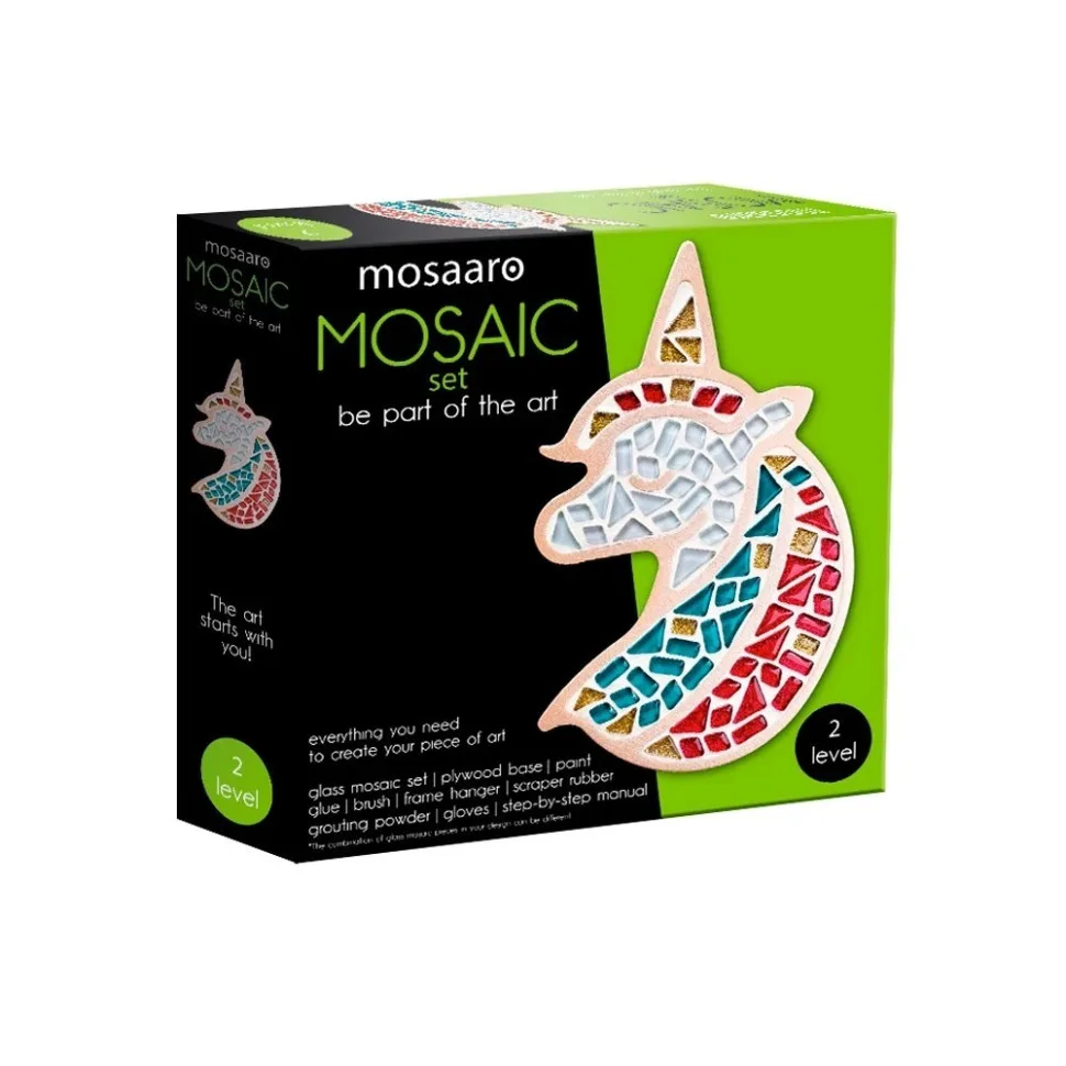 Дитячий набір для творчості Mosaaro МДФ 17х26 см Перероблене скло