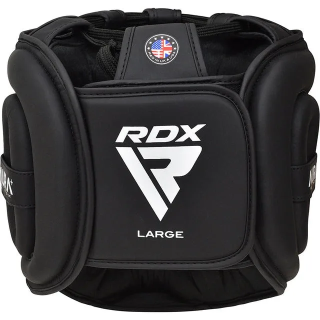 Боксерський шолом RDX PU-шкіра M Золотистий