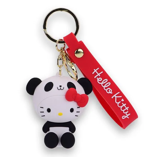Колекційна фігурка-брелок Hello Kitty карнавальна 5 см пластик #sbabam біла