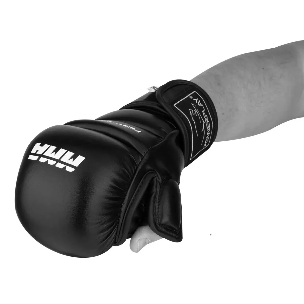 Перчатки для MMA Active Point искусственная кожа XS черные