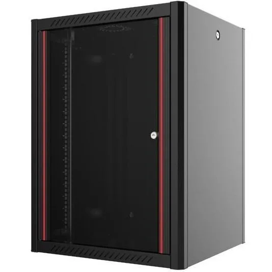 Шафа MIRSAN 19", 7U, WTN, 600x600 мм, максимально 100 кг, чорна
