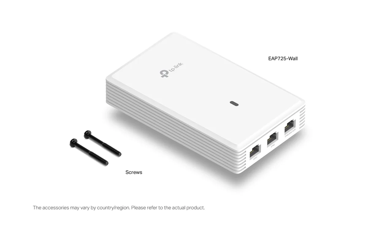Точка доступа TP-LINK EAP725 WALL BE3600, 1xGE, PoE