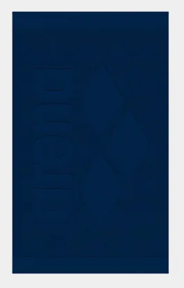 Рушник Arena 100% бавовна 100х50 см темно-синій для плавання унісекс