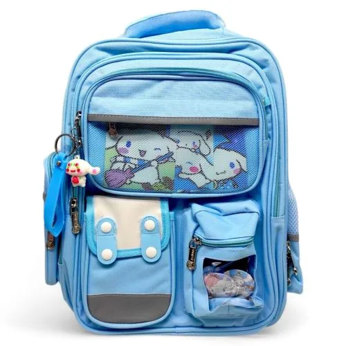 Рюкзак шкільний Sanrio Cinnamoroll з анатомічними лямками синій 31×41×15 см