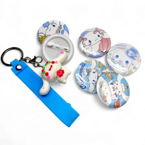 Рюкзак шкільний Sanrio Cinnamoroll з анатомічними лямками синій 31×41×15 см