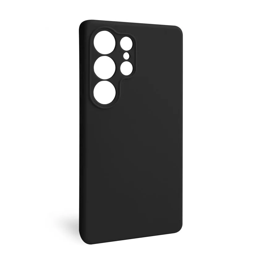 Чохол силіконовий для смартфона чорний закритий низ