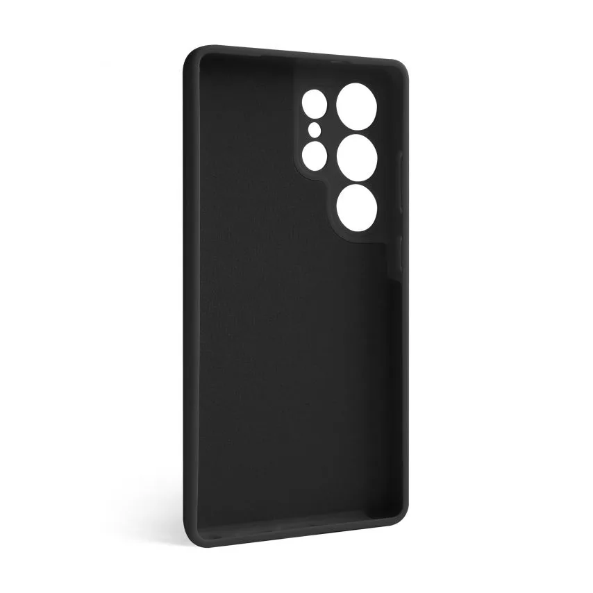 Чохол силіконовий для смартфона чорний закритий низ