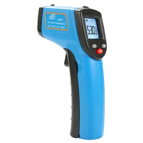 Інфрачервоний пірометр Benetech GM531 -50-530°C 12:1 синій