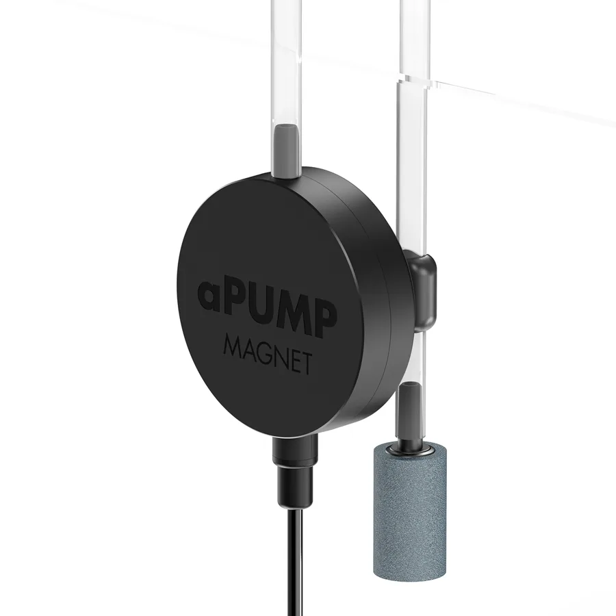 Бесшумный аквариумный компрессор aPUMP Magnet 35 дБ пластик до 100 л