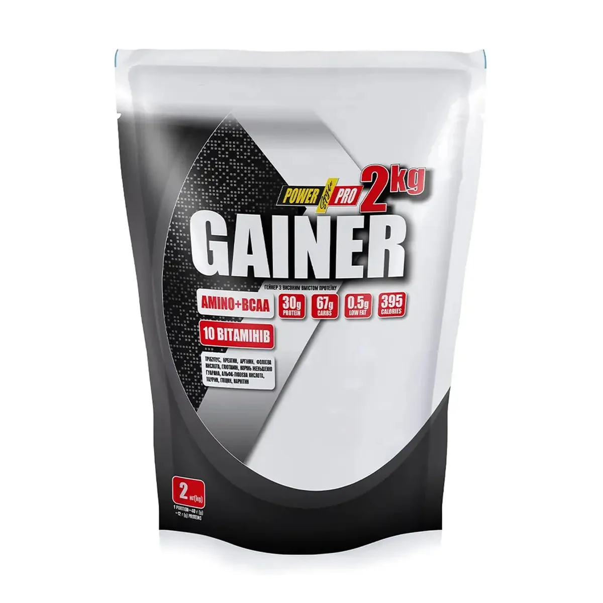 Gainer Power Pro 2000g Ванільний білок складні вуглеводи