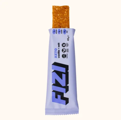 KETO Protein Bar FIZI Протеїновий батончик 10x45 г Ваніль з сіллю