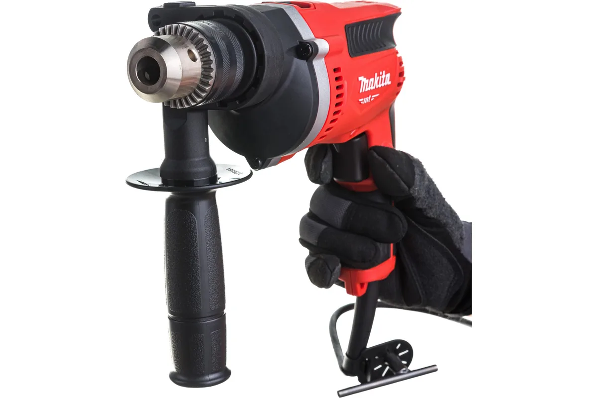 Ударна дриль Makita 710Вт з зубчастим патроном 13мм для свердління і загвинчування електродриль 2.1кг