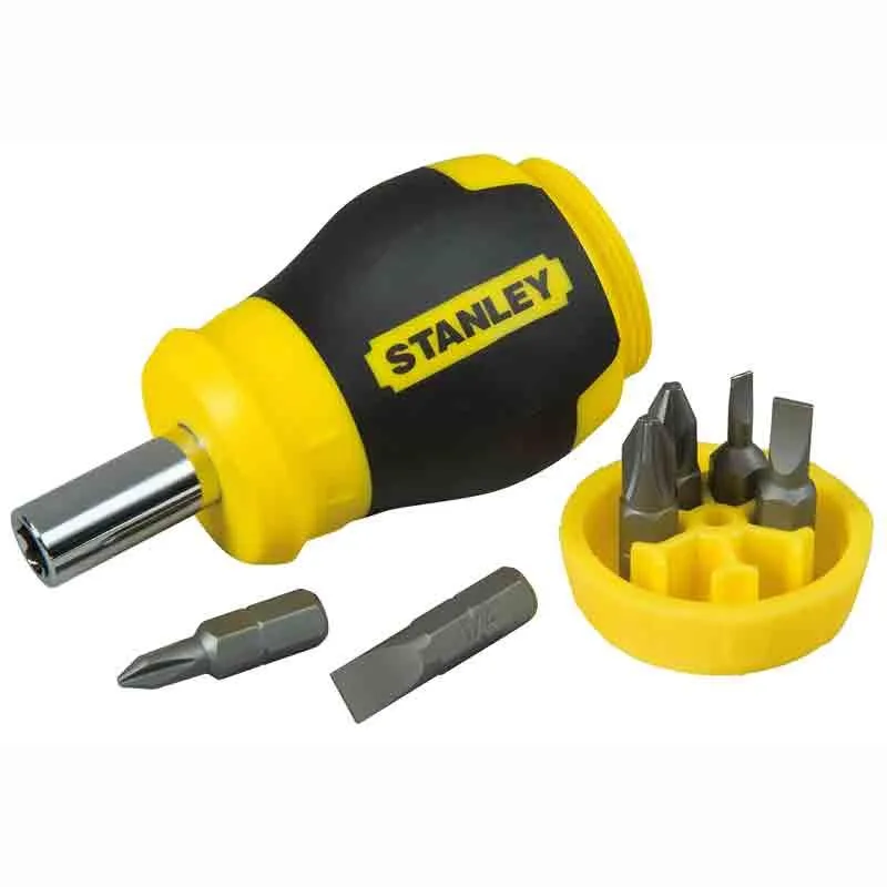 Викрутка Stanley Multibit 1/4" 6 біт магнітний тримач АБС-пластик