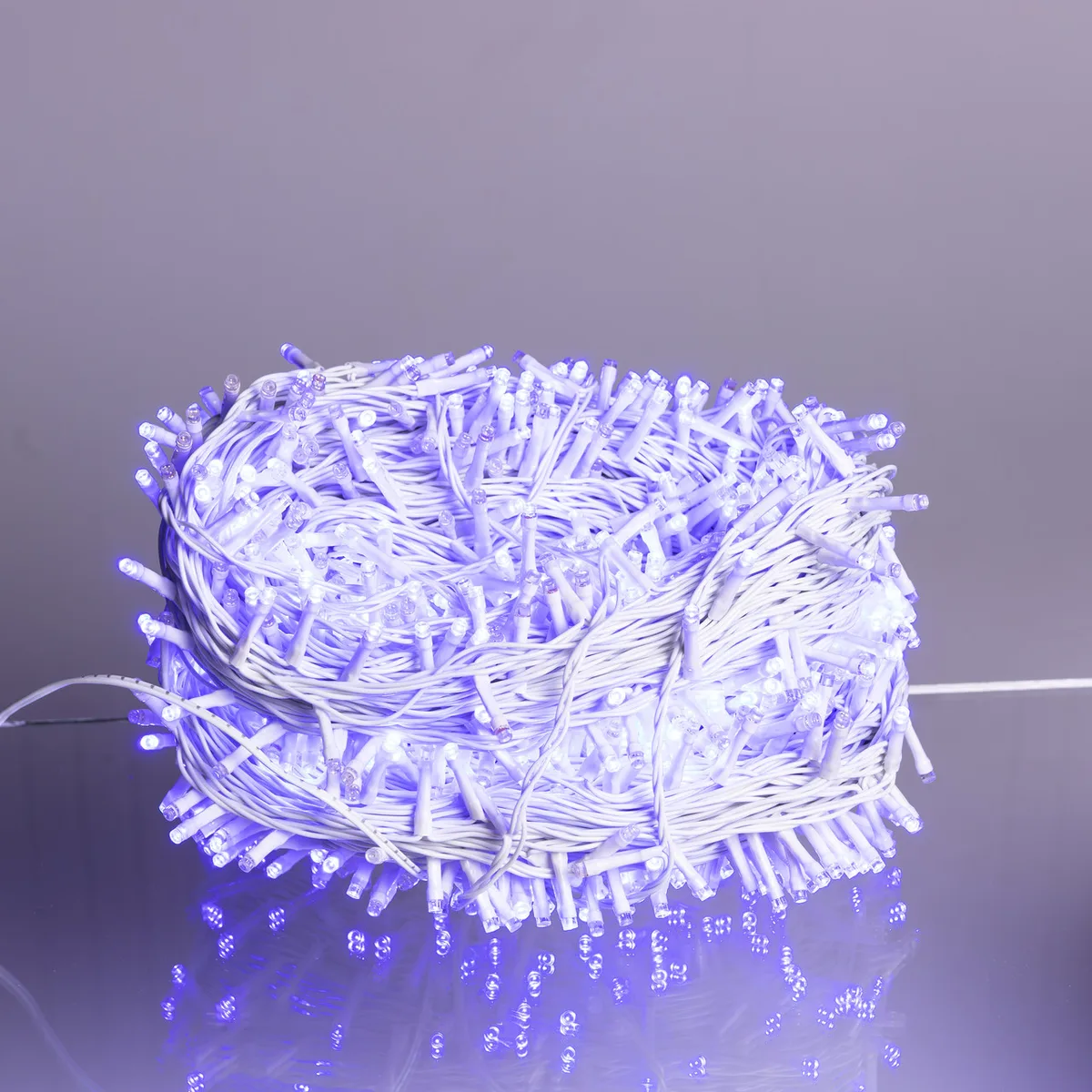 Гірлянда світлодіодна 1000 LED 100 м білий провід синій