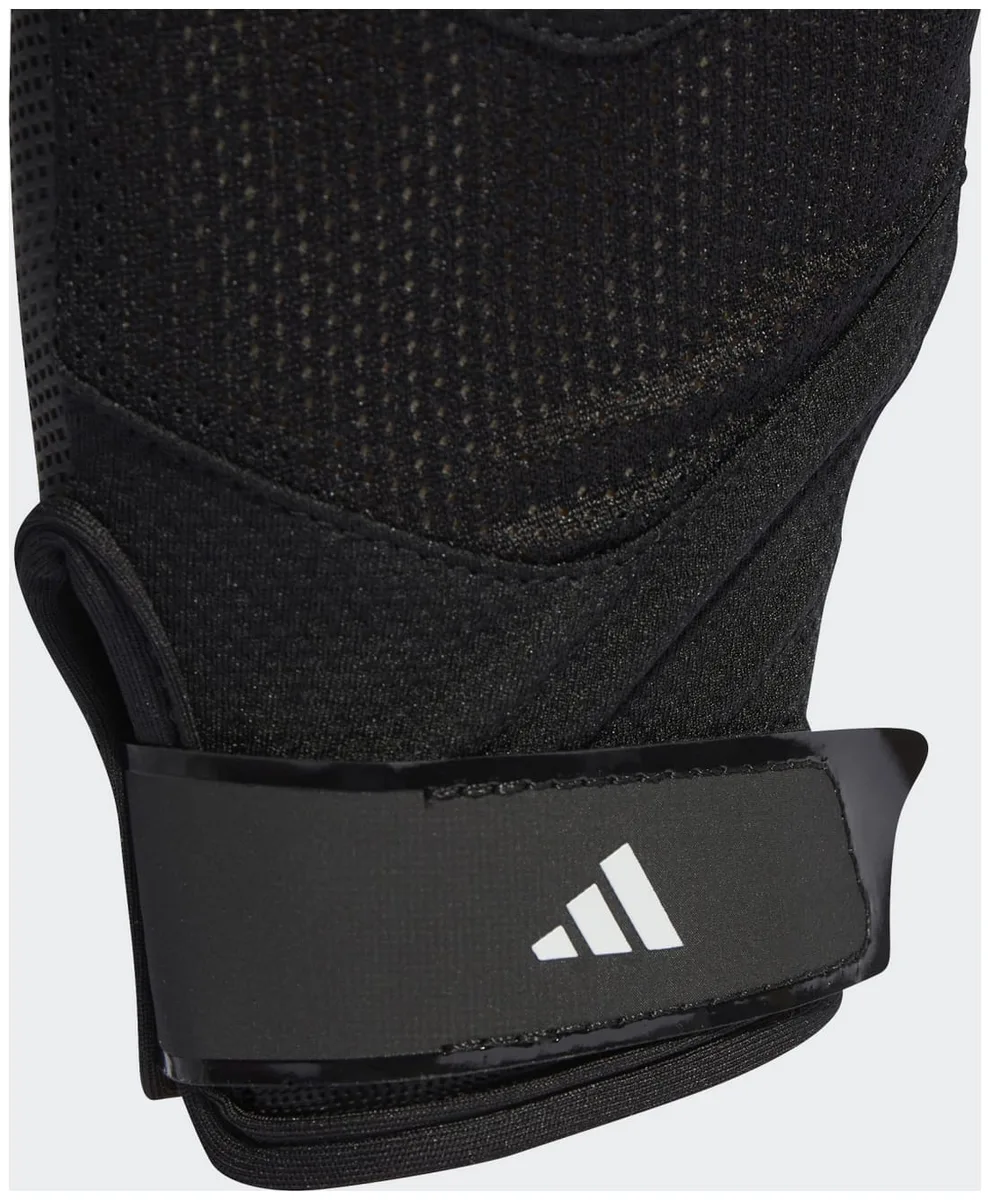 Рукавички Adidas L штучна шкіра чорні