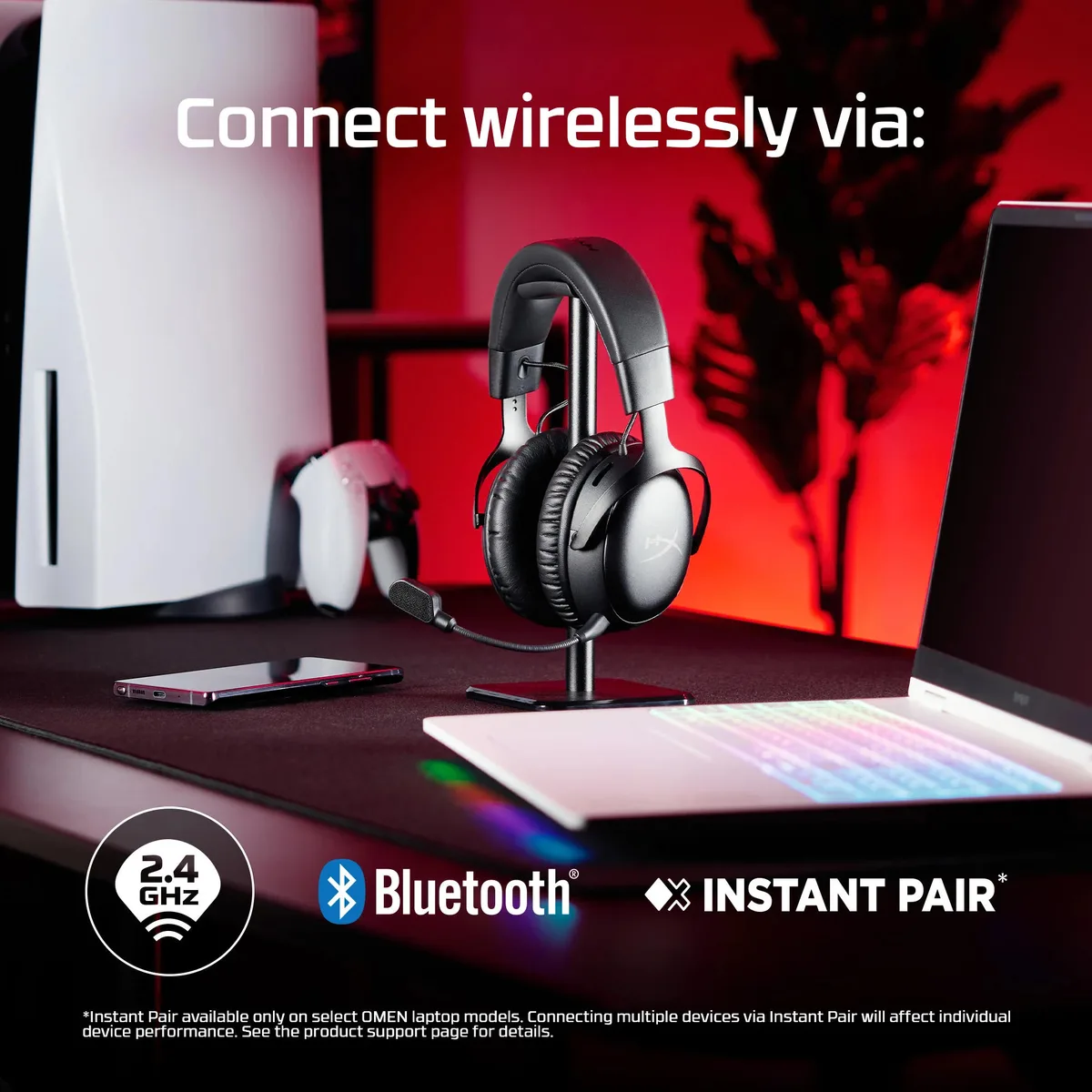 Игровая гарнитура HyperX Cloud III S, WL/USB-A/USB-C, черная