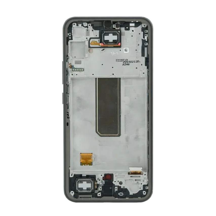 Дисплей LCD Samsung Service Original 6,4 чорний з сенсором та рамкою