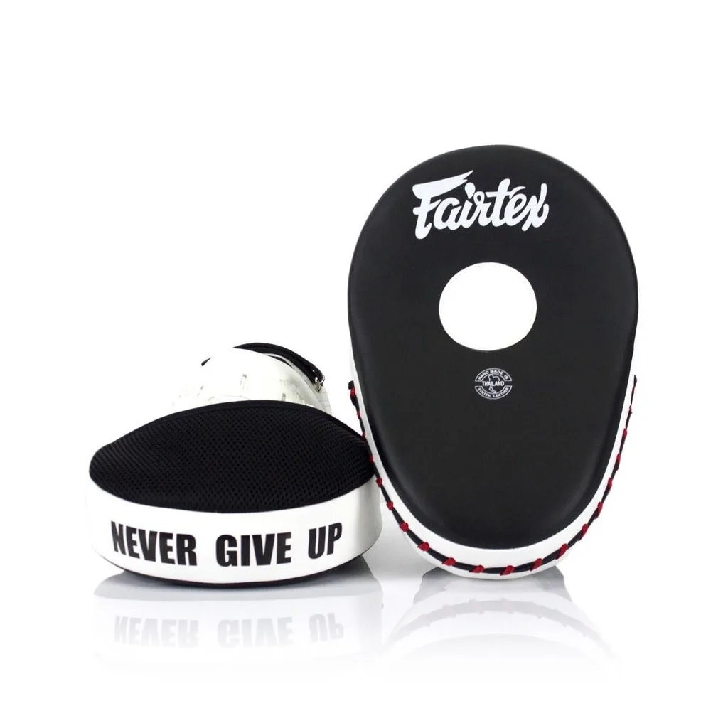 Лапи боксерські Fairtex мікрофібра чорні 8,5 дюймів