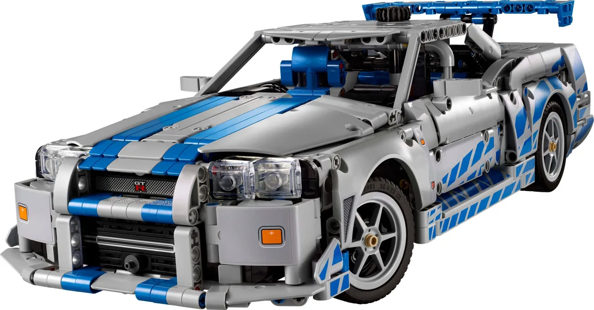 Конструктор LEGO Technic Двойной форсаж Автомобиль Nissan Skyline GT-R (R34)
