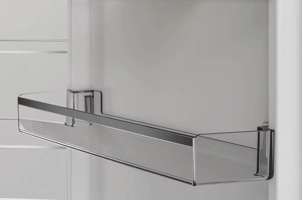 Холодильник Whirlpool з нижнім морозильником, габарити 186.5x60x66.3 см, об'єм холодильного відділу - 210 л, морозильного - 104 л,