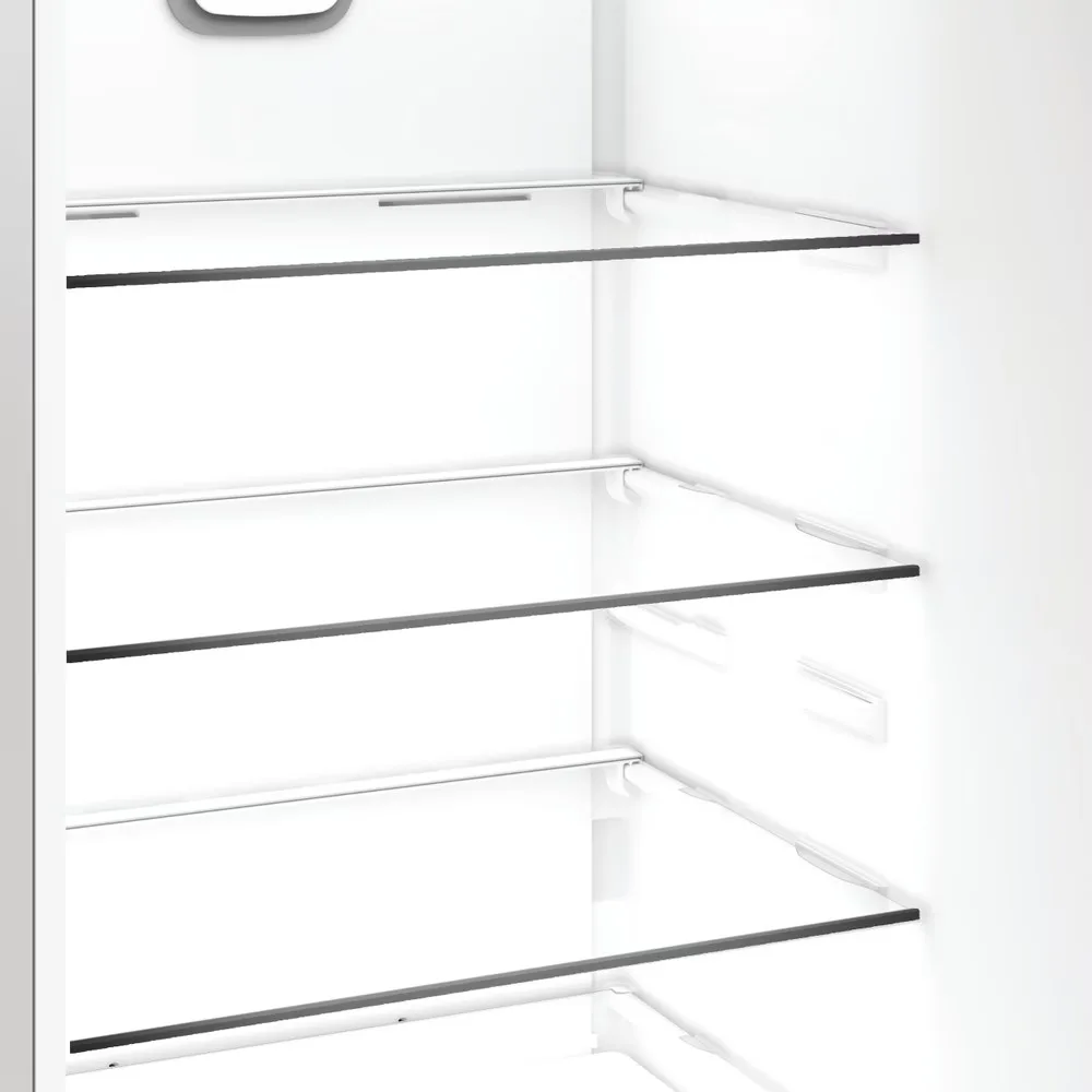 Холодильник Whirlpool з нижнім морозильником, габарити 186.5x60x66.3 см, об'єм холодильного відділу - 210 л, морозильного - 104 л,