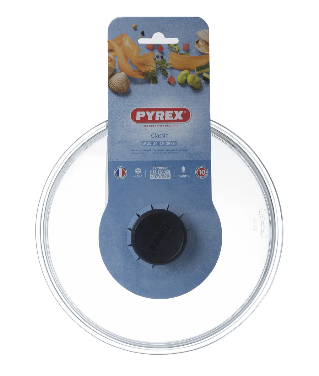 Кришка Pyrex жаростійке скло 24 см