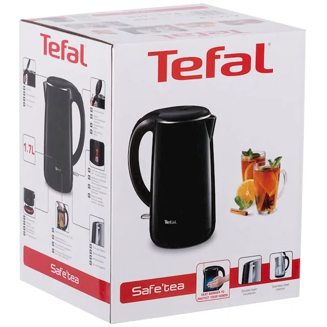 Електрочайник Tefal пластик метал 1,7 л чорний 2150 Вт