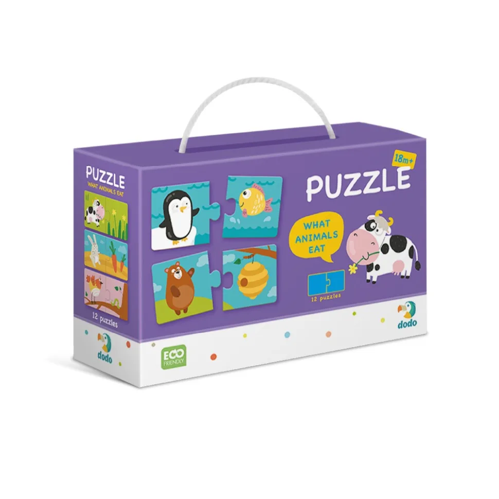 Дитячий пазл DoDo Toys картон 24 елементи 6,5х6,5 см