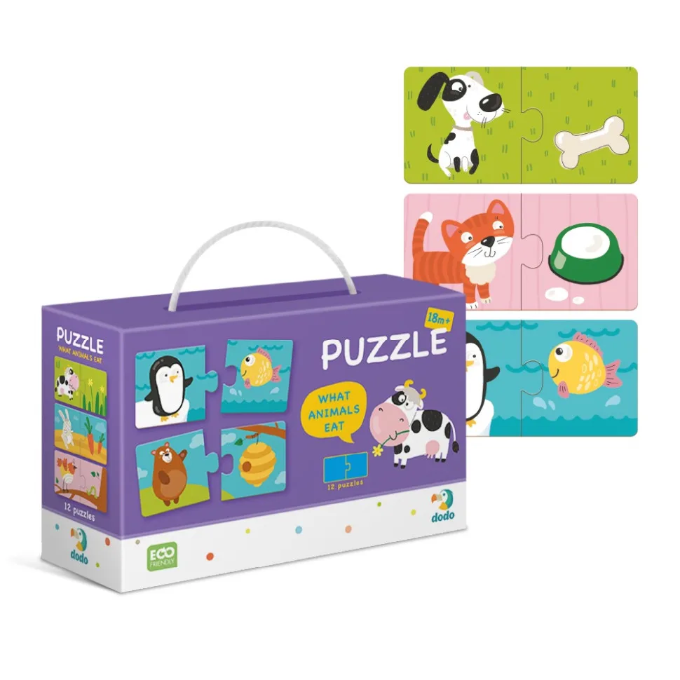 Дитячий пазл DoDo Toys картон 24 елементи 6,5х6,5 см