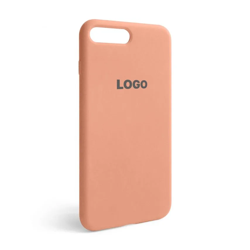 Чохол силіконовий для смартфонів 7 Plus 8 Plus помаранчевий