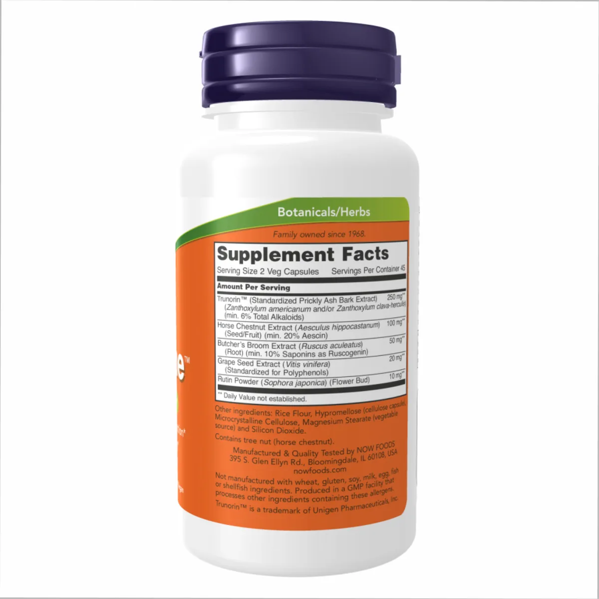 Vein Supreme Now Foods вегетарианские капсулы 90 шт для здоровья вен