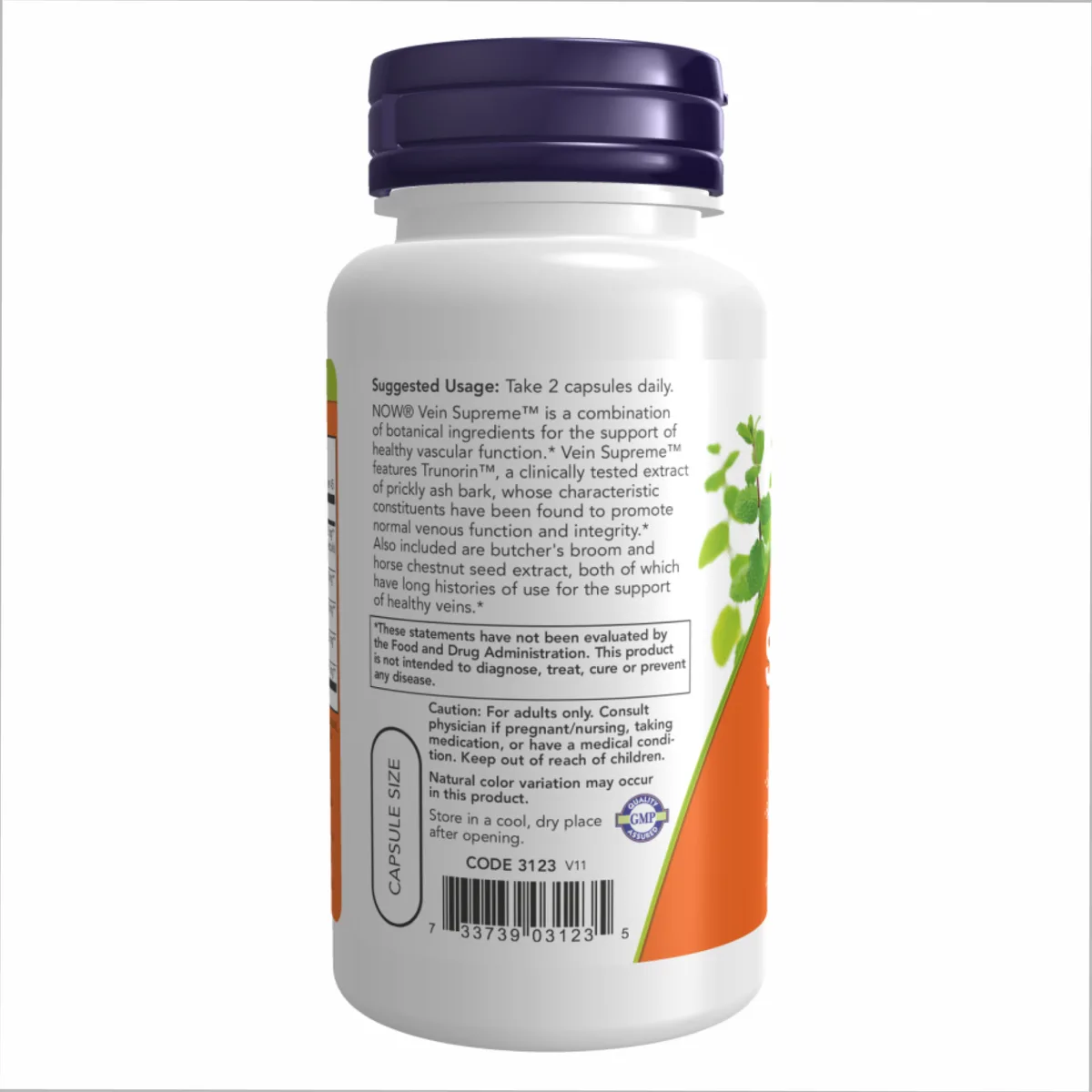 Vein Supreme Now Foods вегетарианские капсулы 90 шт для здоровья вен