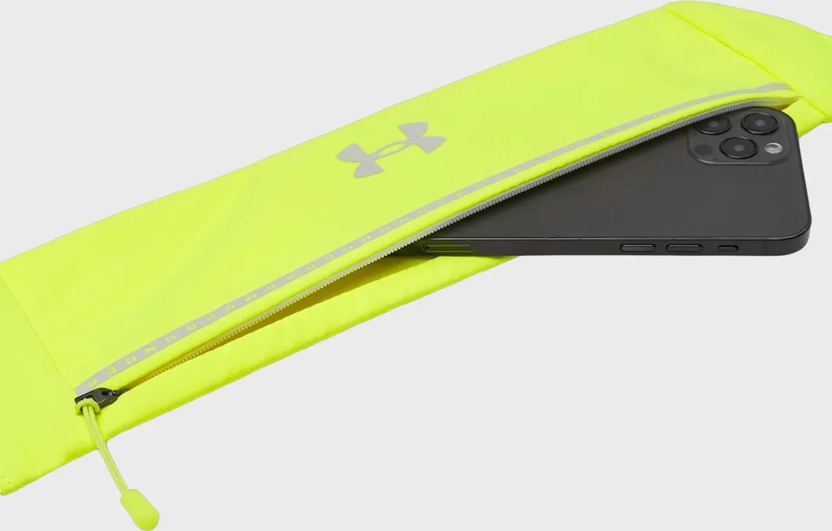 Сумка на пояс Under Armour полиэстер 33 3х8 9 см желтая