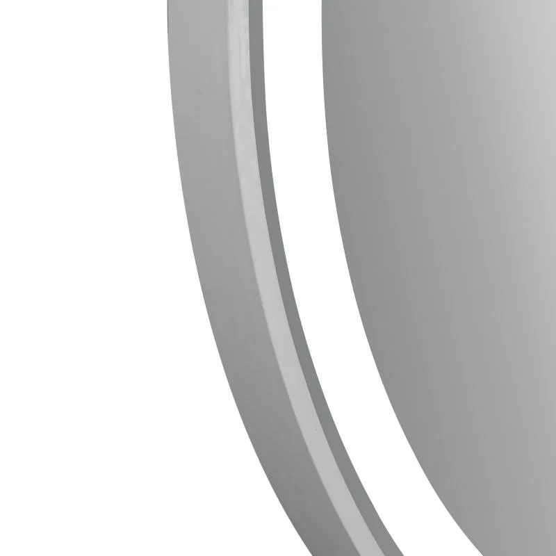 Дзеркало з LED-підсвічуванням Qtap GE1W сенсорне 800х700 мм овальне для ванної кімнати