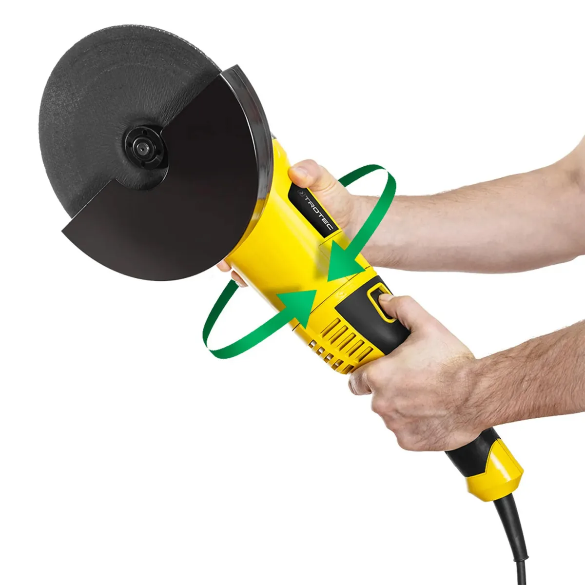Кутова шліфмашина Trotec 230 мм Жовта