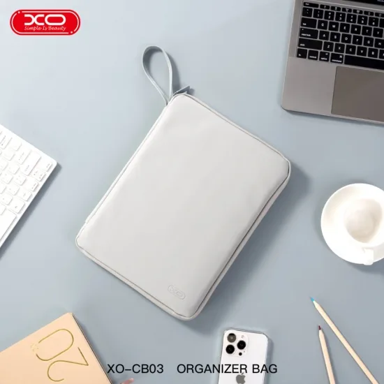 Органайзер поліестер 30х23 см сірий для iPad 12.9 дюймів та гаджетів