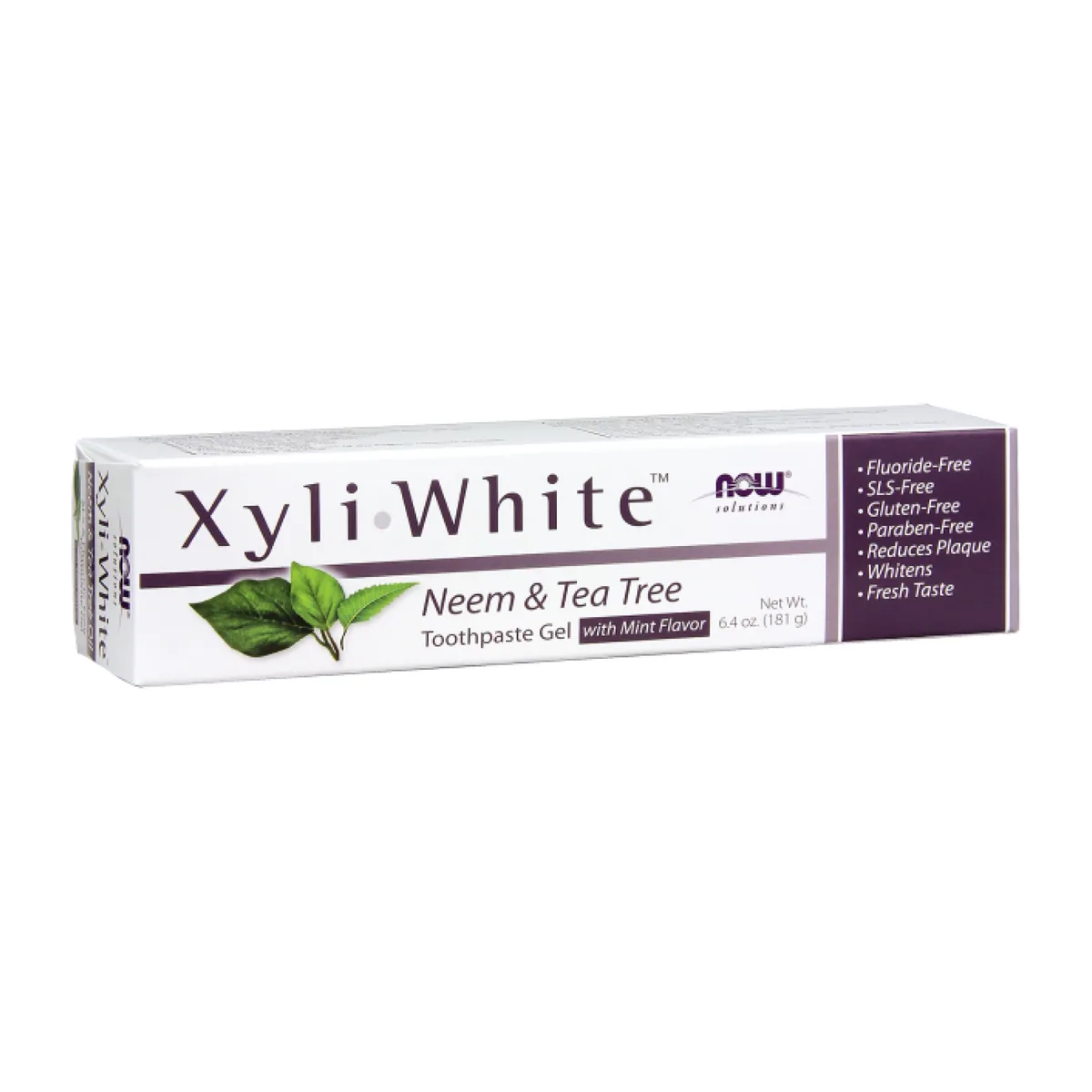 Зубна паста гель XyliWhite Neem Tea Tree без фтору 181 г веганська м'ятна відбілююча